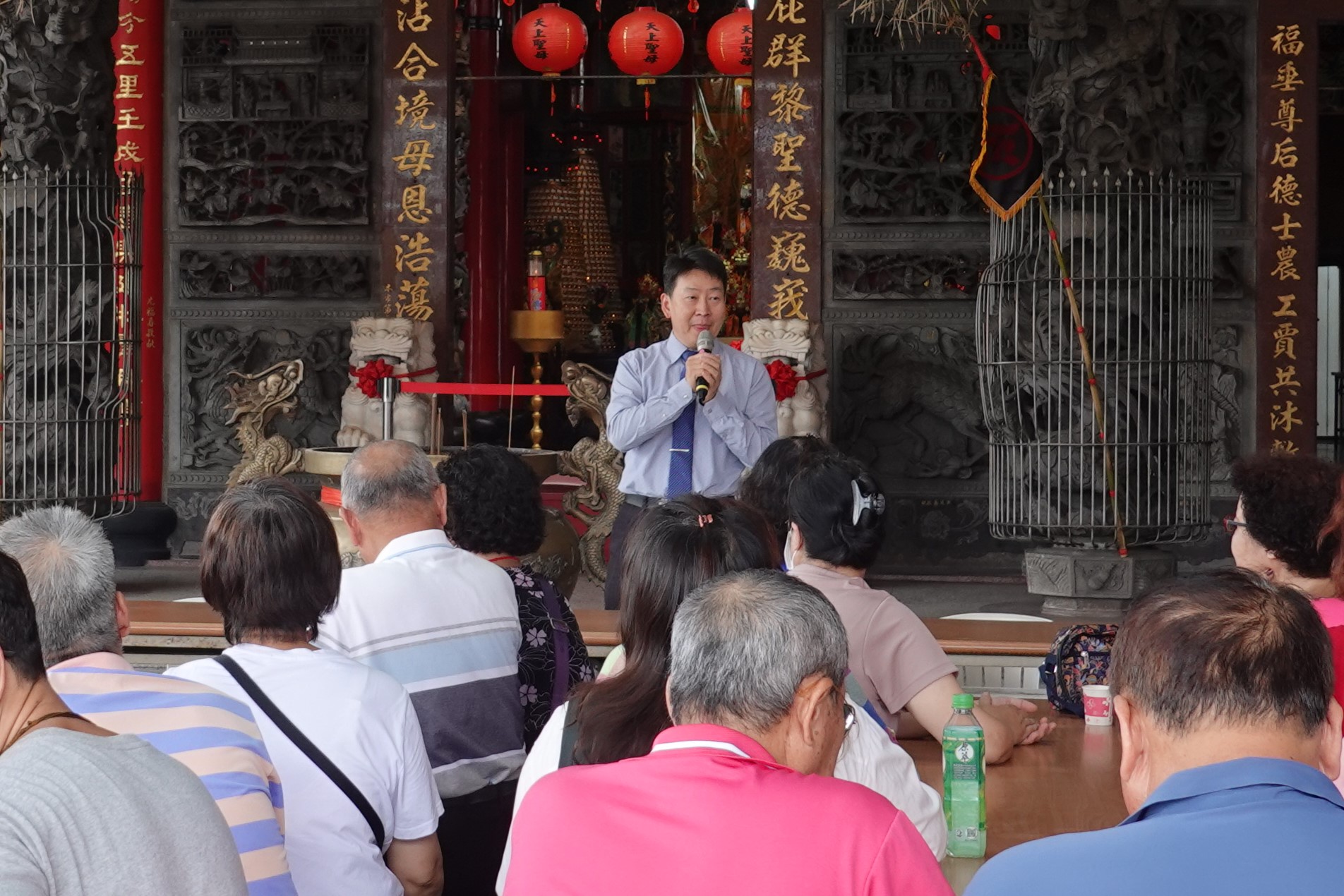 東海大學公共事務專班主任劉志宏致詞